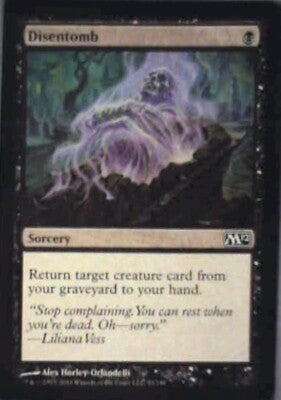 Disentomb - Magic 2012 (M12): #93, Magic: The Gathering Nm R201
