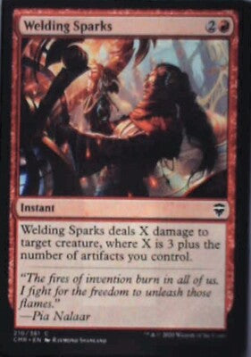 Welding Sparks - Commander Legends: #210, Magic: The Gathering Nm R168