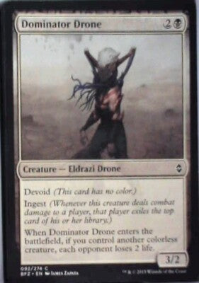 Dominator Drone - Battle for Zendikar: #92, Magic: The Gathering Nm R115