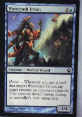 Wavecrash Triton - Theros: #74, Magic: The Gathering Nm R219