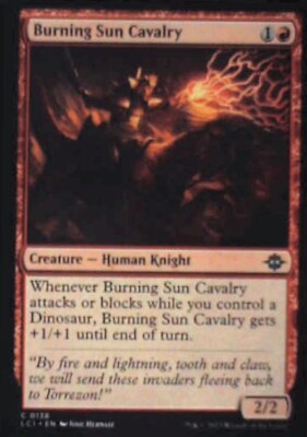 Burning Sun Cavalry - The Lost Caverns of Ixalan: #138, MTG Nm R184