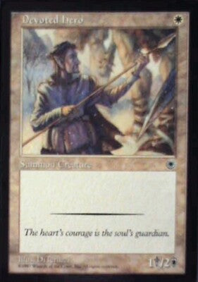 Devoted Hero - Portal: #13, Magic: The Gathering Nm R124