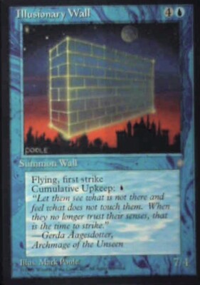 Illusionary Wall - Ice Age: #78, Magic: The Gathering Nm R110