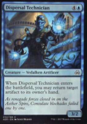 Dispersal Technician - Aether Revolt: #32, Magic: The Gathering Nm R115