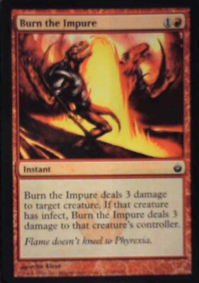 Burn the Impure - Mirrodin Besieged: #59, Magic: The Gathering Nm R208