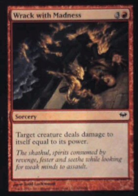 Wrack with Madness - Dark Ascension: #107, Magic: The Gathering Nm R212
