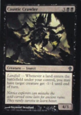 Caustic Crawler - Worldwake: #54, Magic: The Gathering Nm R149