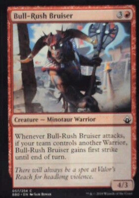 Bull-Rush Bruiser - Battlebond: #57, Magic: The Gathering Nm R179