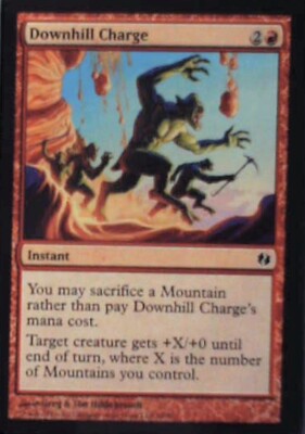 Downhill Charge - Duel Decks: Venser vs. Koth: #69, Magic: The Gathering Lp R99