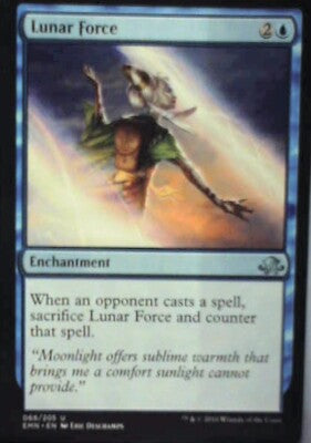 Lunar Force - Eldritch Moon: #68, Magic: The Gathering Nm R121