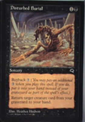 Disturbed Burial - Tempest: #129, Magic: The Gathering Nm R193
