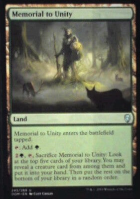 Memorial to Unity - Dominaria: #245, Magic: The Gathering Nm R166