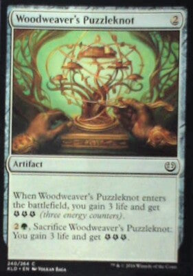 Woodweaver's Puzzleknot - Kaladesh: #240, Magic: The Gathering Nm R120