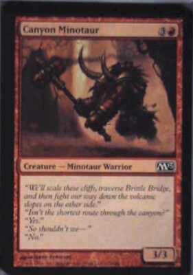 Canyon Minotaur - Magic 2013 (M13): #122, Magic: The Gathering Nm R235