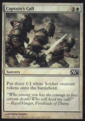 Captain's Call - Magic 2013 (M13): #9, Magic: The Gathering Nm C337