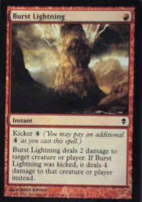 Burst Lightning - Zendikar: #119, Magic: The Gathering Nm R192