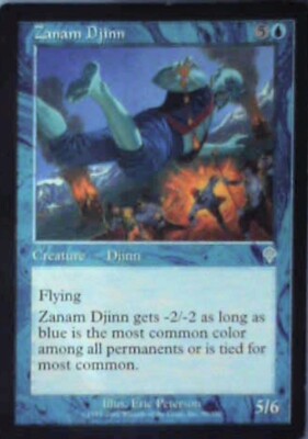 Zanam Djinn - Invasion: #90, Magic: The Gathering Lp R197
