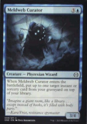 Meldweb Curator - Phyrexia: All Will Be One: #59, Magic: The Gathering Nm R183