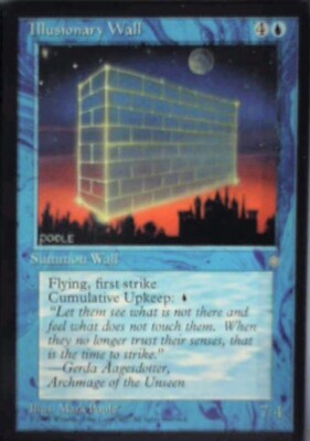 Illusionary Wall - Ice Age: #78, Magic: The Gathering Nm R149