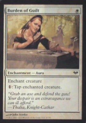 Burden of Guilt - Dark Ascension: #4, Magic: The Gathering Nm R115