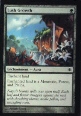 Lush Growth - Shards of Alara: #136, Magic: The Gathering Nm R177