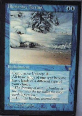 Illusionary Terrain - Ice Age: #77, Magic: The Gathering Lp C334