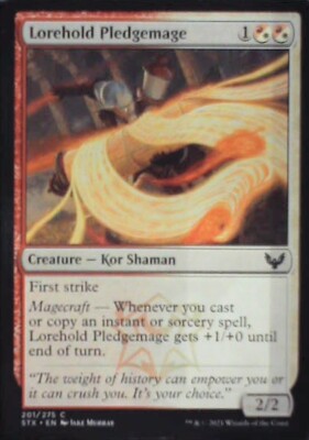 Lorehold Pledgemage - Strixhaven: School of Mages: #201, MTG Nm R86