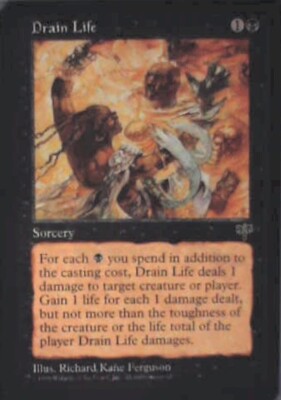 Drain Life - Mirage: #118, Magic: The Gathering Nm R77