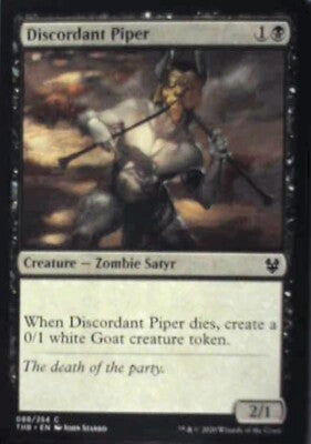 Discordant Piper - Theros Beyond Death: #88, Magic: The Gathering Nm R203