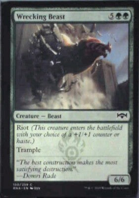 Wrecking Beast - Ravnica Allegiance: #150, Magic: The Gathering Lp R38