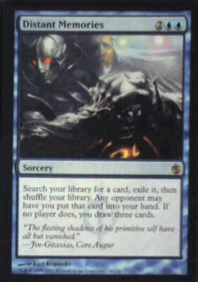 Distant Memories - Mirrodin Besieged: #24, Magic: The Gathering Nm R171