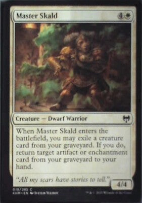Master Skald - Kaldheim: #19, Magic: The Gathering Nm R169