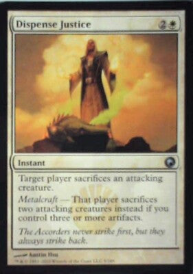 Dispense Justice - Scars of Mirrodin: #5, Magic: The Gathering Nm R240