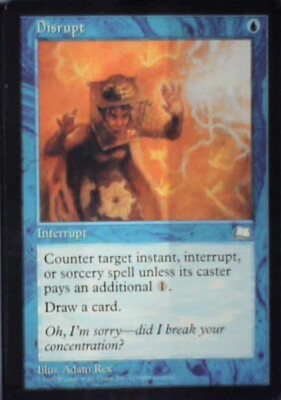 Disrupt - Weatherlight: #37, Magic: The Gathering Nm R110