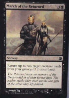 March of the Returned - Theros: #96, Magic: The Gathering Nm R227