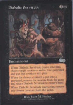Diabolic Servitude - Urza's Saga: #130, Magic: The Gathering Nm R193