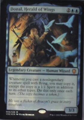 Donal, Herald of Wings - Commander: Innistrad: Crimson Vow: #3 - Foil Nm R246