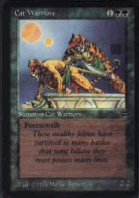 Cat Warriors - Legends: #177, Magic: The Gathering Lp C334