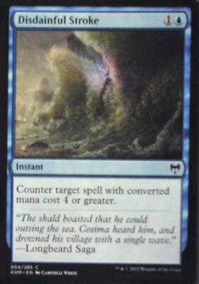 Disdainful Stroke - Kaldheim: #54, Magic: The Gathering Nm R130