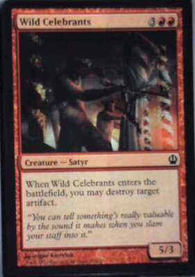 Wild Celebrants - Theros: #147, Magic: The Gathering Nm R235