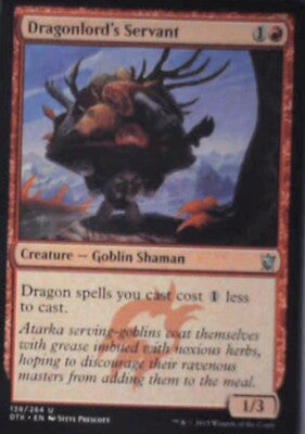 Dragonlord's Servant - Dragons of Tarkir: #138, Magic: The Gathering Nm R235