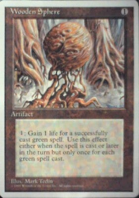 Wooden Sphere - Fourth Edition: #359, Magic: The Gathering Nm R42