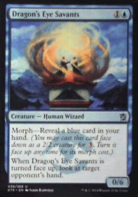 Dragon's Eye Savants - Khans of Tarkir: #38, Magic: The Gathering Nm R244