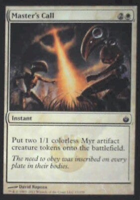 Master's Call - Mirrodin Besieged: #13, Magic: The Gathering Nm R208