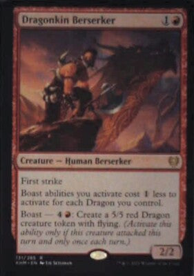 Dragonkin Berserker - Kaldheim: #131, Magic: The Gathering Nm R238