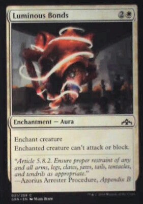 Luminous Bonds - Guilds of Ravnica: #21, Magic: The Gathering Nm R176