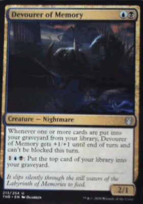 Devourer of Memory - Theros Beyond Death: #213, Magic: The Gathering Nm R89