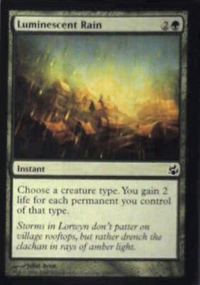 Luminescent Rain - Morningtide: #129, Magic: The Gathering Nm R170