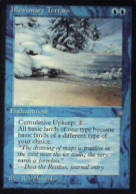 Illusionary Terrain - Ice Age: #77, Magic: The Gathering Nm R136