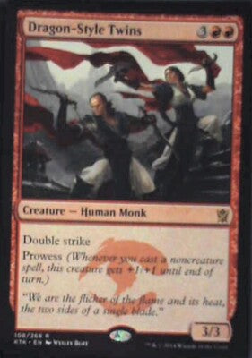 Dragon-Style Twins - Khans of Tarkir: #108, Magic: The Gathering Nm R214